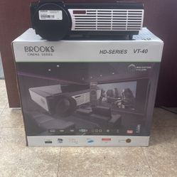 Brooks Cinema Series Hd-series Vt-40 4k 3d Projector In Box 
