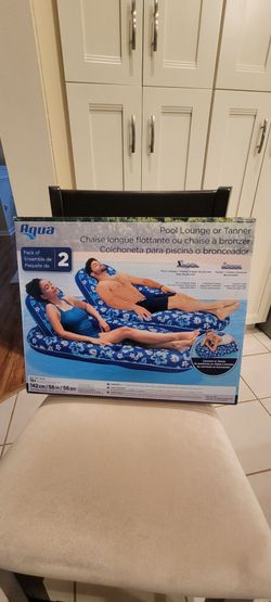 Aqua Pool Lounge or Tanner 2-Pack