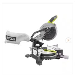 RYOBI 9 Amp Corded 7-1/4 in. Compound Miter Saw Used Only One Time $110