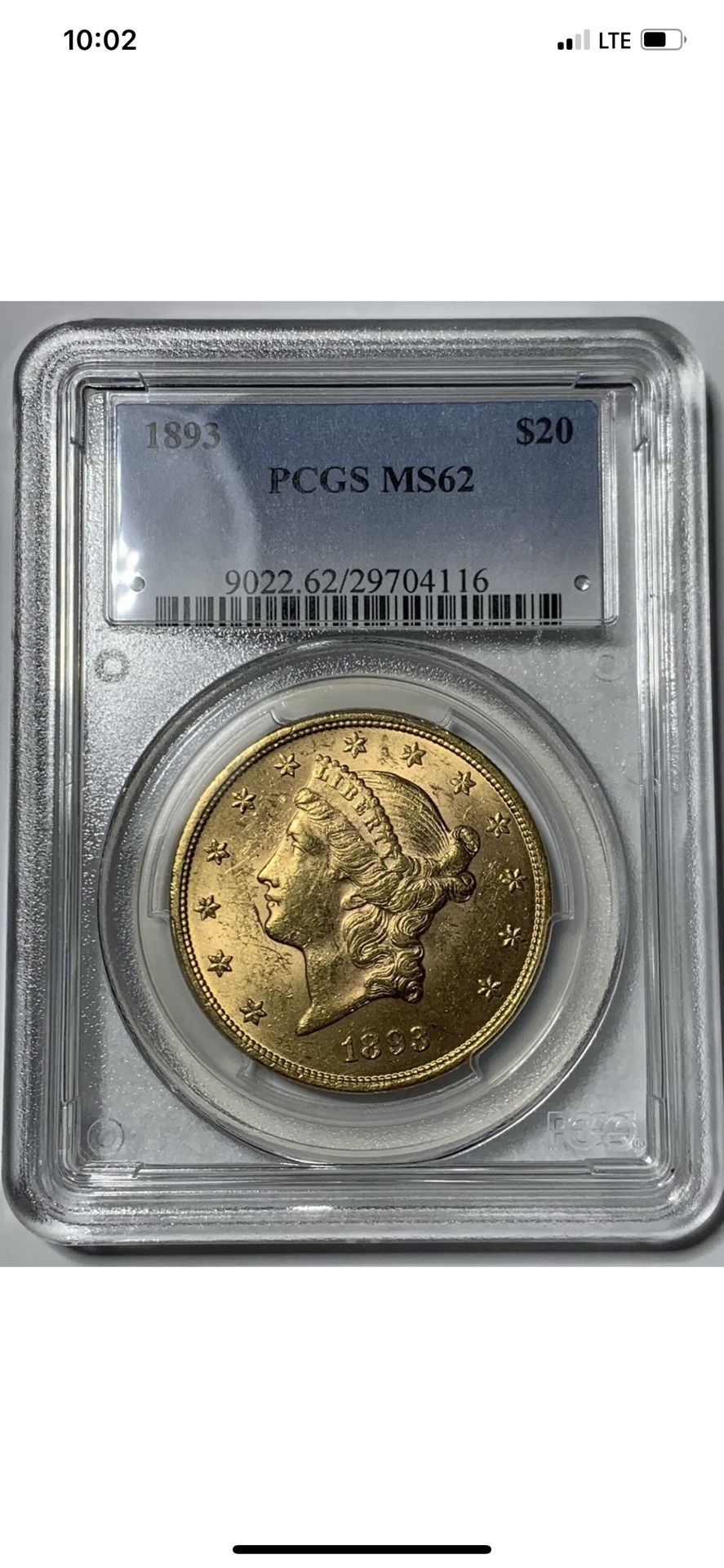 $20 Liberty Double Eagle US Gold Coin