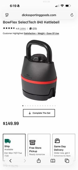 Bo flex adjustable kettle bell