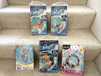 New Swimming Inflatable Kids Rings, Floats, Vests 