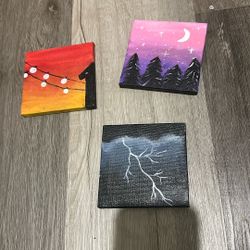 Acrylic paintings. (HANDMADE)