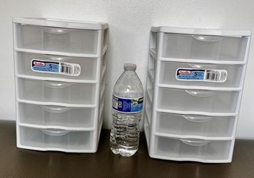 STORAGE ORGANIZER CONTAINERS 5 DRAWERS