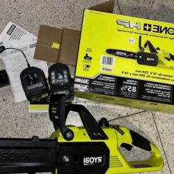 Ryobi 18v 10” ChainSaw With 4ah Battery  And Charger 