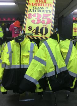 High Visibility class 3 jackets