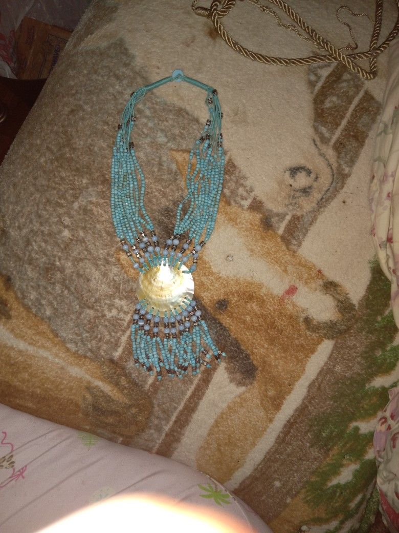 Bahamas Shell And Beads And Anklet
