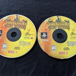 $15 Oddworld Abe’s Exoddus PS1  PlayStation 