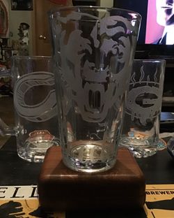 Glass hand Engraving