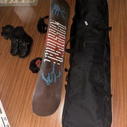Rossignol Snowboard, Bindings, Boots, & Bag