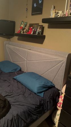 Bed frame and headboard