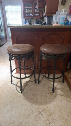 Iron barstool