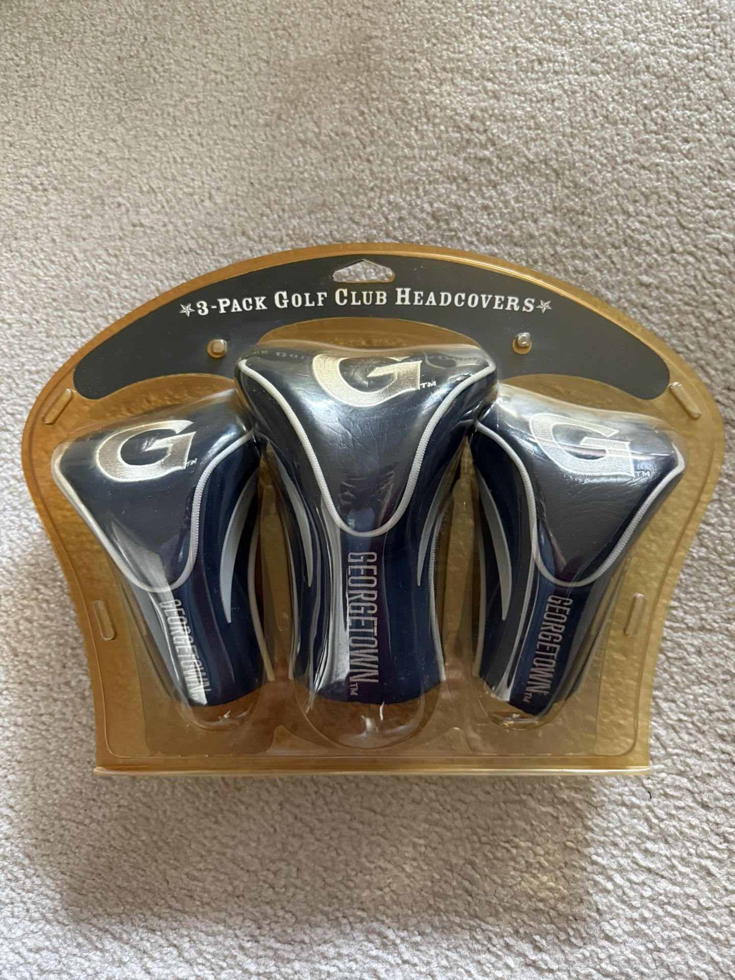 Georgetown 3-Pack Golf Club Headcovers