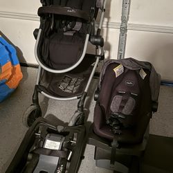Evenflo travel system including extra base