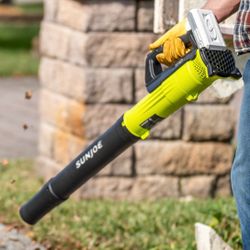 Sun Joe Cordless Blower With Battery And Charger