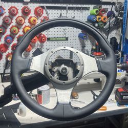 Lancer Evolution Steering Wheel Upholstery 