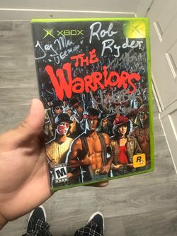 The Warriors Autographed Video Game copy  (The Original Xbox 2005)