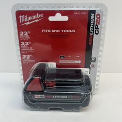 Milwaukee Red Lithium 2.0 Battery