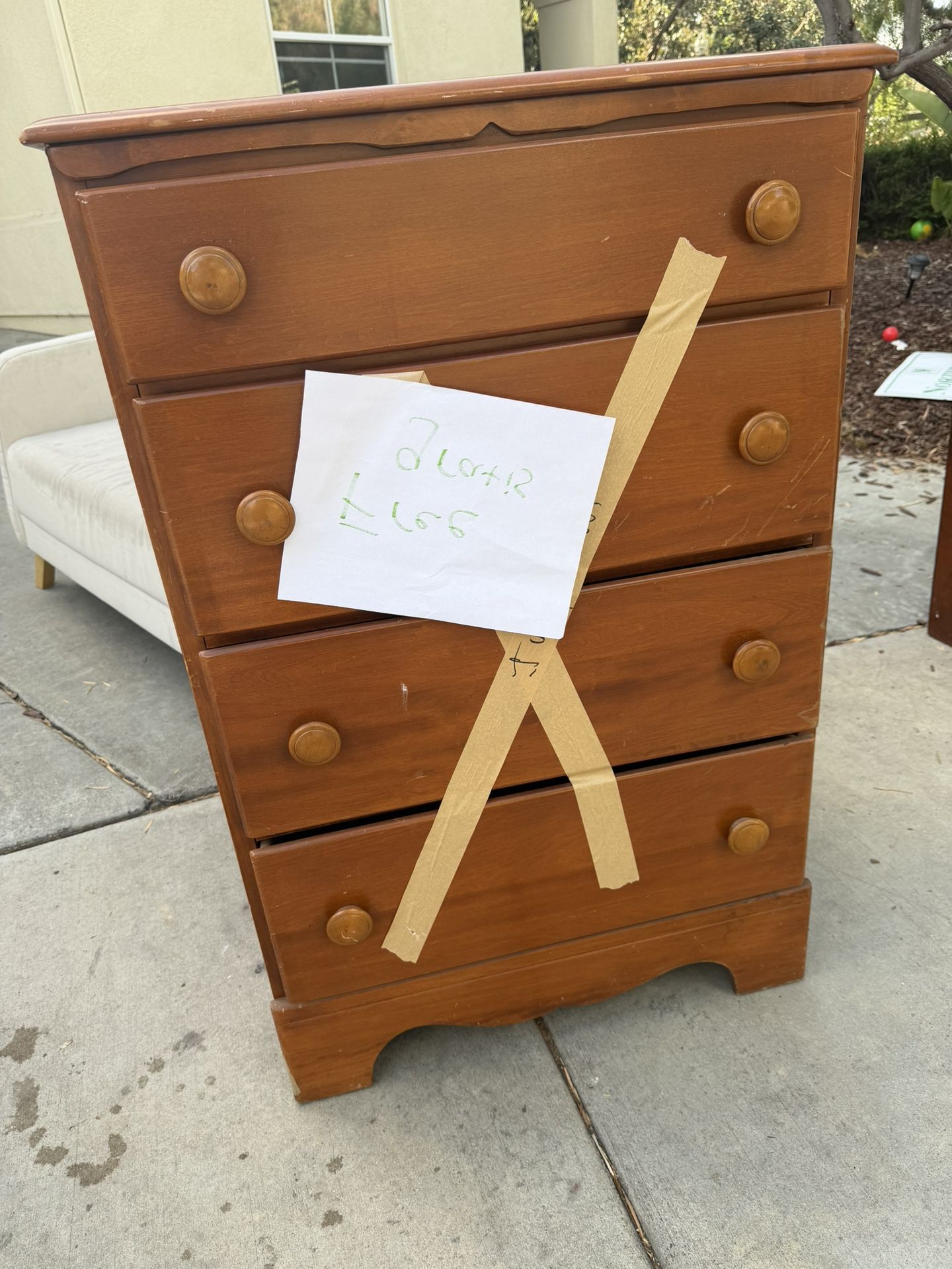 FREE WOODEN DRESSER