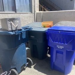 3 Extra Large Trash Cans $20 Each