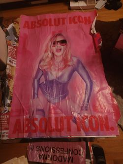 Madonna promo street poster over 5ft tall.