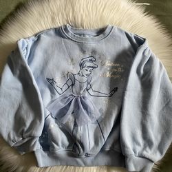 Disney GAP Girl's Cinderella Sweatshirt Size 6