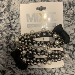 Mix it Hair Accessories Black/White Clips