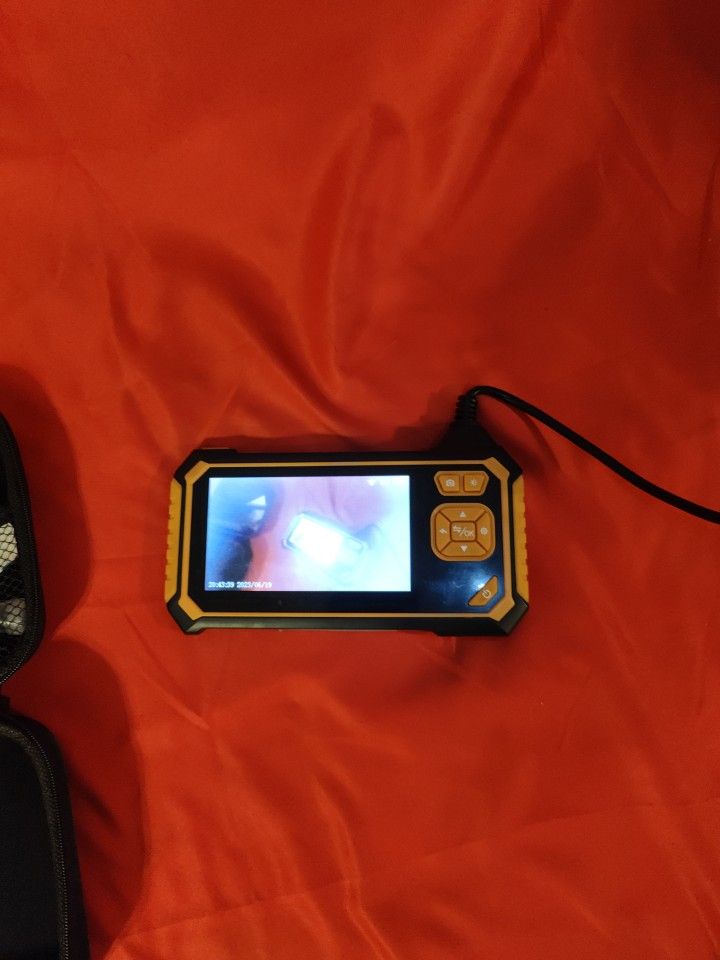 Rotek Digital LCD Handheld Inskam113 8.0mm Lens IP67 Waterproof Endoscope Bin#K1