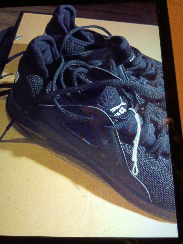 PUMA MEN'S ELECTRON STREET BLACK SNEAKERS SIZE 8.5