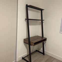 Desk With Shelves