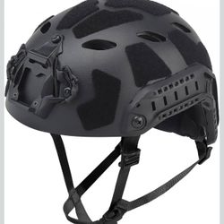 AOUTACC Lightweight Tactical Fast Helmet, Integrated Helmet with NVG Mount Base