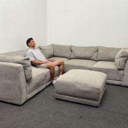 Costco Belize 6 pc Modular Sectional Couch w Ottoman - Can Deliver