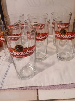 Vintage Budweiser Glasses