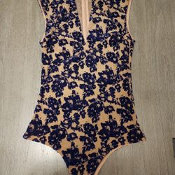 BRAND NEW tag On Privy High Neck Bodysuit Size Small