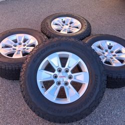 2024 OEM ORIGINAL TAKEOFFS GMC SIERRA 17 INCH TIRES COOPER DISCOVERER AT3 99 % DOT 5123 $ 995