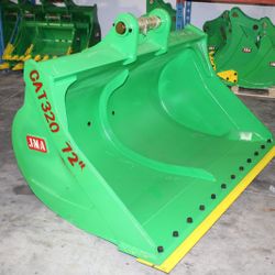 Excavator Caterpillar CAT 320 Bucket Clean Up (MUD) 72 Inches Width.