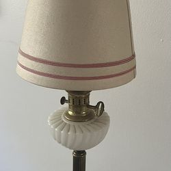 Antique Red Lamp - $75