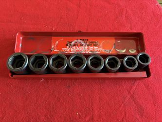 8 Piece 3/4” Drive Socket Set 