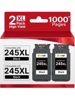 245XL Ink Cartridge Replacement for Canon 245xl Black Ink for Canon 245 PG245XL Compatible with MG2522 MX490 MX492 TR4520 TS3322 TS202 TS3320 MG2525 T