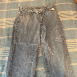 Blue Pants With Cool Design