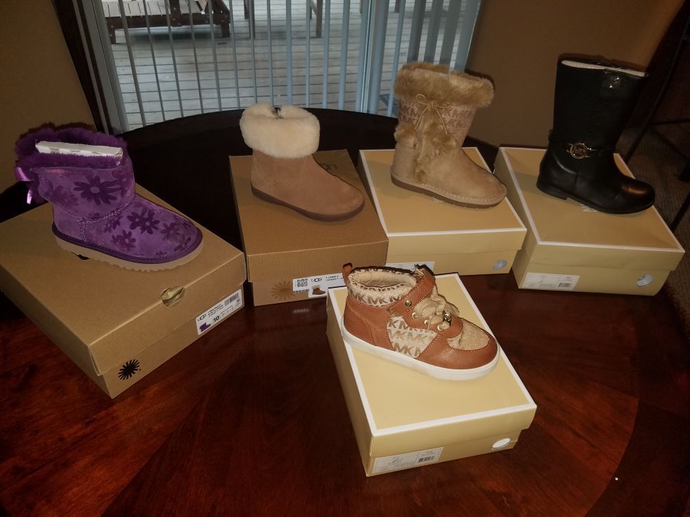 UGG AND MICHAEL KORS TODDLER BOOTS SIZE 10