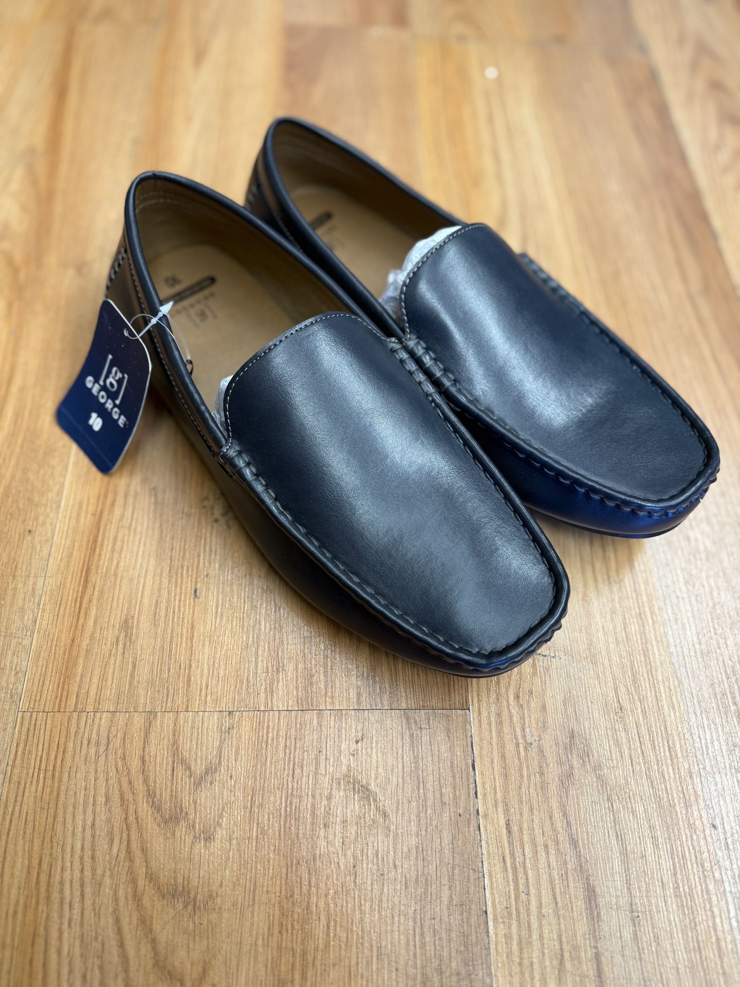 George Grayson Driver Loafers Navy Slip On Shoes Men’s Size 10
