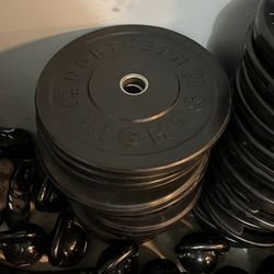 Northern Lights 2” Olympic Bumper Plates ($1.50/Pound)