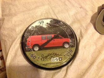 Vintage G.M. Inside/outside thermometer