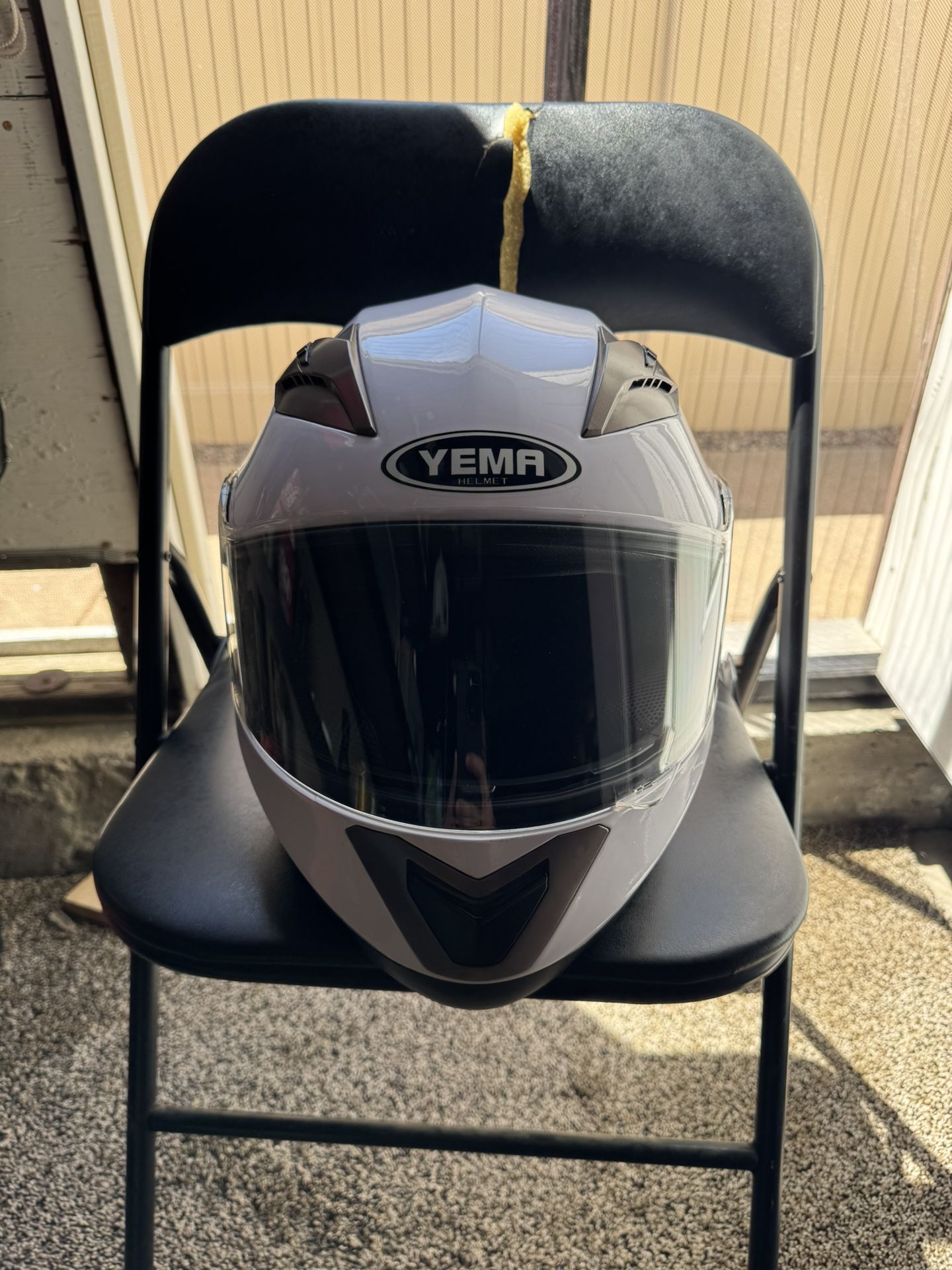 White YEMA Helmet