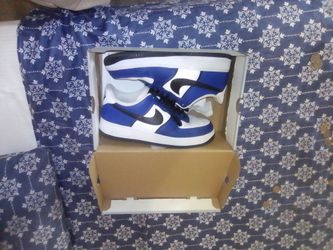 Royal blue air force ones