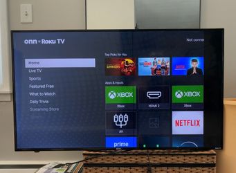 55” onn Roku tv