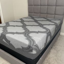 Queen Sized Bed(mattress + Frame + Box Spring)
