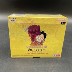 One Piece English OP-07 500 Years in the Future Booster Box Sealed
