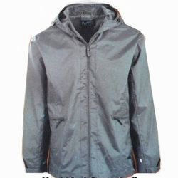 New! Mack Russo Ladies Gray 3/4 Length Zip Up Jacket Size XXL